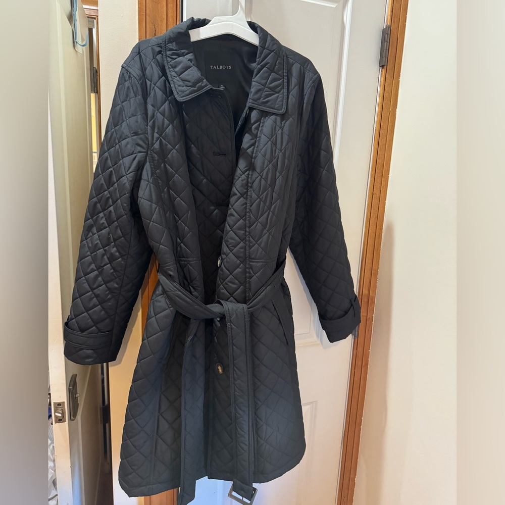 NWT  Talbots quilted mid-weight jacket